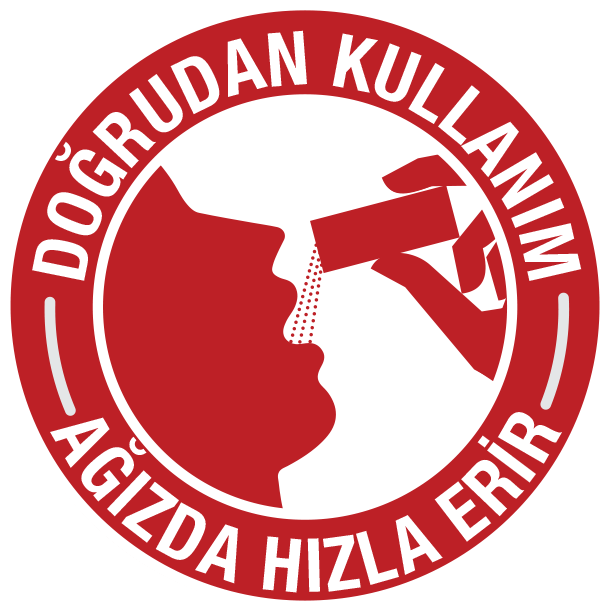 GetDirect ürünleri doğrudan kullanıma
            olanak tanıyan tek kullanımlık saşe
            formlar barındıran ambalaj içerisinde yer alır.
            Saşe içerisindeki granüller doğrudan
            dilin üzerine dökülür. GetDirect granülleri
            ağzınızda yavaşça eritilerek yutulur.
            Dilediğiniz yerde dilediğiniz zaman
            kullanım özgürlüğü sunar.